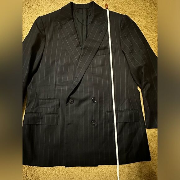 Ralph Lauren Purple Label Double Breast Custom with Surgeons Cuffs - Picture 11 of 15